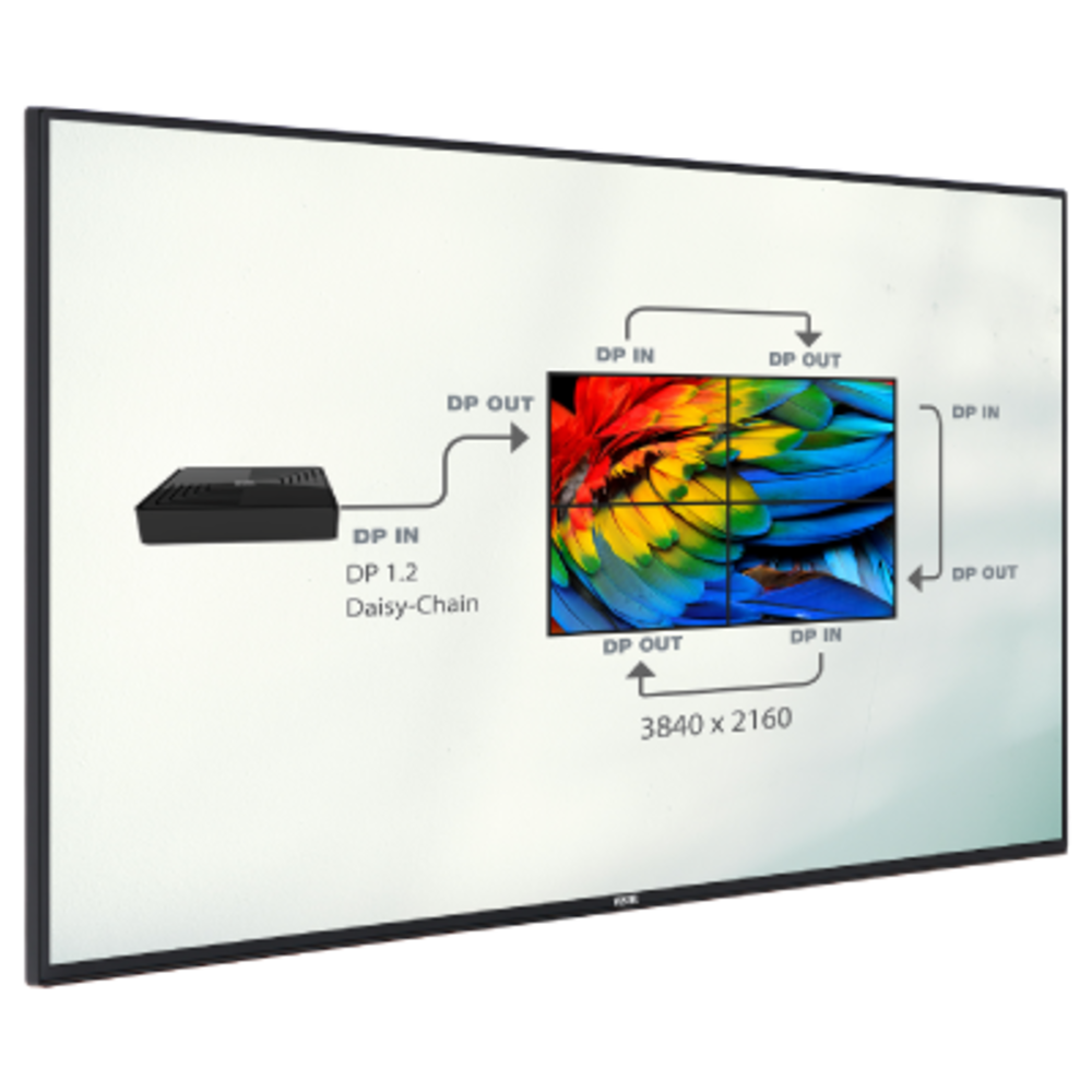 Vestel Vestel UEM49F356 4K UHD Edge-serie display Vestel Vestel UEM49F356 4K UHD Edge-serie display