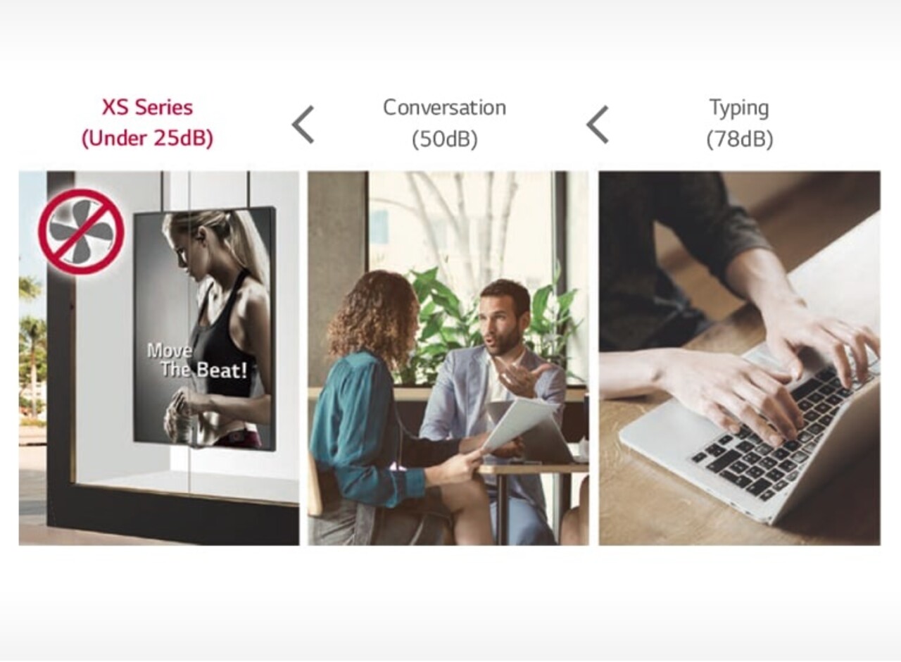 LG LG 55XS2E 55 Inch Full HD reclamemonitor LG LG 55XS2E 55 Inch Full HD reclamemonitor