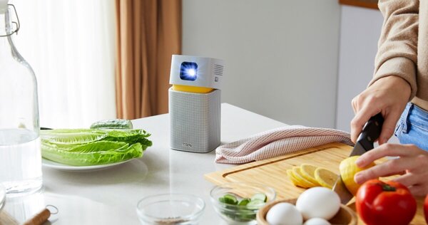 BenQ BenQ GV1 Draagbare projector met Wi-Fi en bluetooth-luidspreker BenQ BenQ GV1 Draagbare projector met Wi-Fi en bluetooth-luidspreker