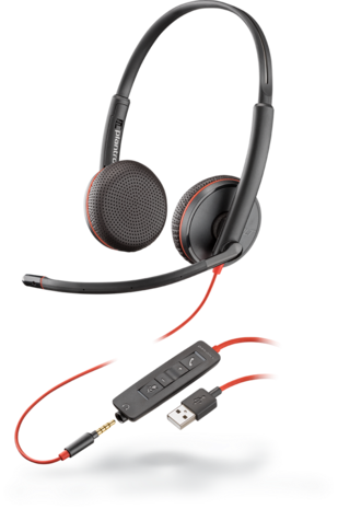 POLY POLY BlackWire 3325 headset USB-A