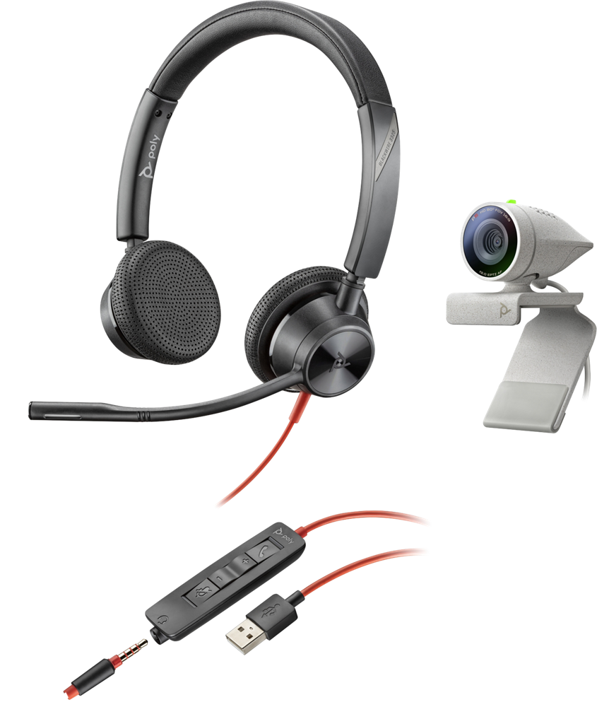 Poly Studio P5-kit met BlackWire 3210 (USB-A) afbeelding
