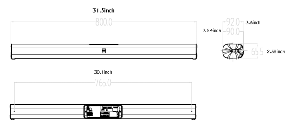 Vision Vision SB-1900P active soundbar