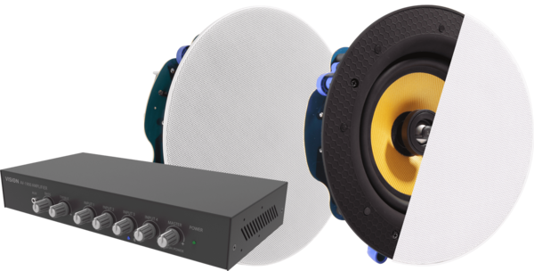 Vision Vision AV-1900 audiomixer-versterker Vision Vision AV-1900 audiomixer-versterker