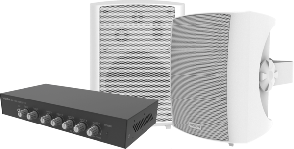 Vision Vision AV-1900 audiomixer-versterker Vision Vision AV-1900 audiomixer-versterker