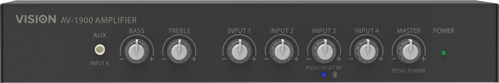 Vision AV-1900 audiomixer-versterker afbeelding