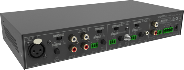 Vision Vision AV-1900 audiomixer-versterker Vision Vision AV-1900 audiomixer-versterker