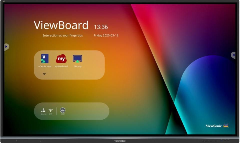 ViewBoard IFP6550-3 UHD UFT 4-way split display