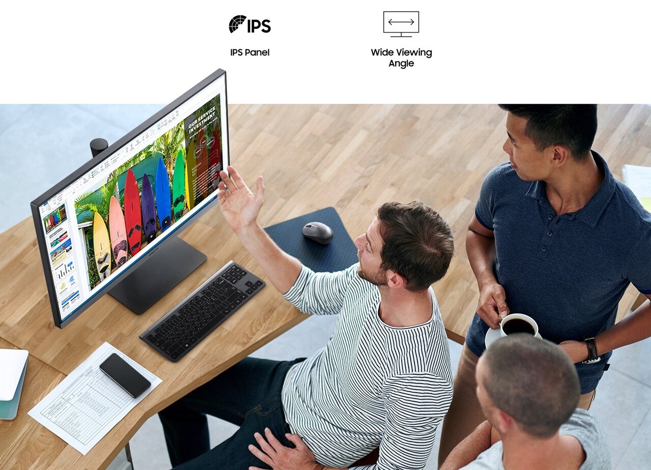 Samsung Samsung LS24R650FDU FHD zakelijke IPS monitor Samsung Samsung LS24R650FDU FHD zakelijke IPS monitor
