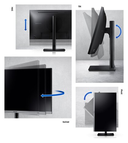 Samsung Samsung LS24R650FDU FHD zakelijke IPS monitor Samsung Samsung LS24R650FDU FHD zakelijke IPS monitor