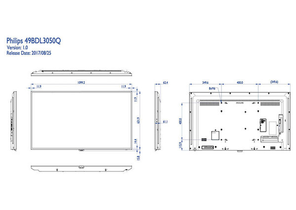 Philips Philips 49BDL3050Q/00 4K UHD display Philips Philips 49BDL3050Q/00 4K UHD display