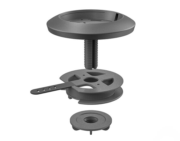 Logitech Logitech Rally Mic Pod Mount Zwart Logitech Logitech Rally Mic Pod Mount Zwart