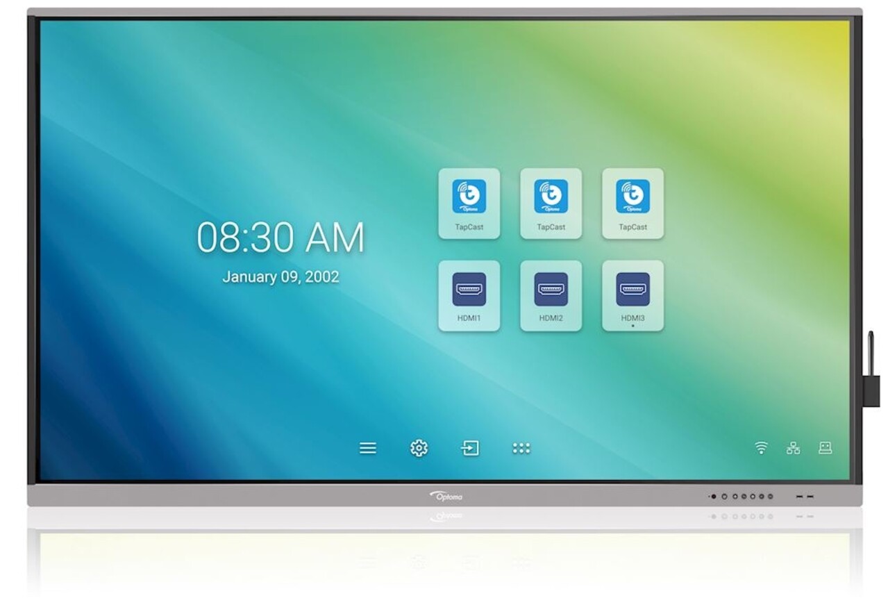 Optoma Optoma 5751RK 75" eersteklas interactief flatpanel-display Optoma Optoma 5751RK 75" eersteklas interactief flatpanel-display