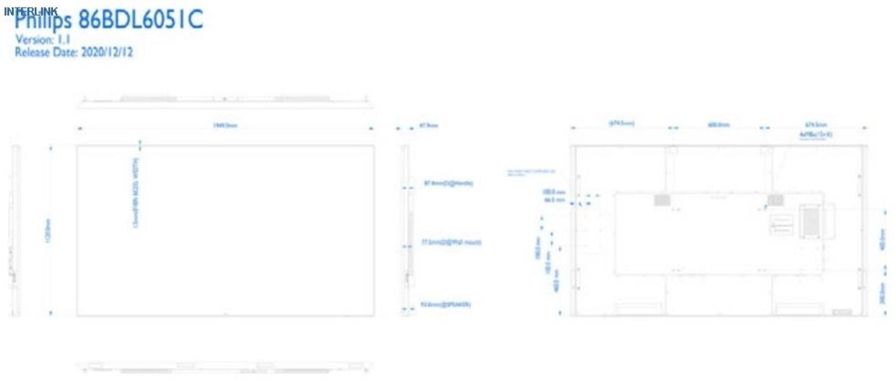 Philips Philips 86BDL6051C/00 Signage Solutions C-Line Display