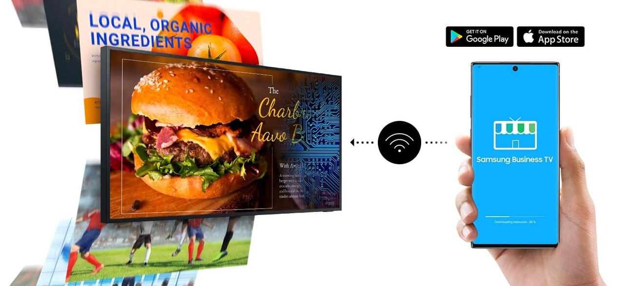 Samsung Samsung BH55T-G 55 inch 4K QLED buiten TV Samsung Samsung BH55T-G 55 inch 4K QLED buiten TV