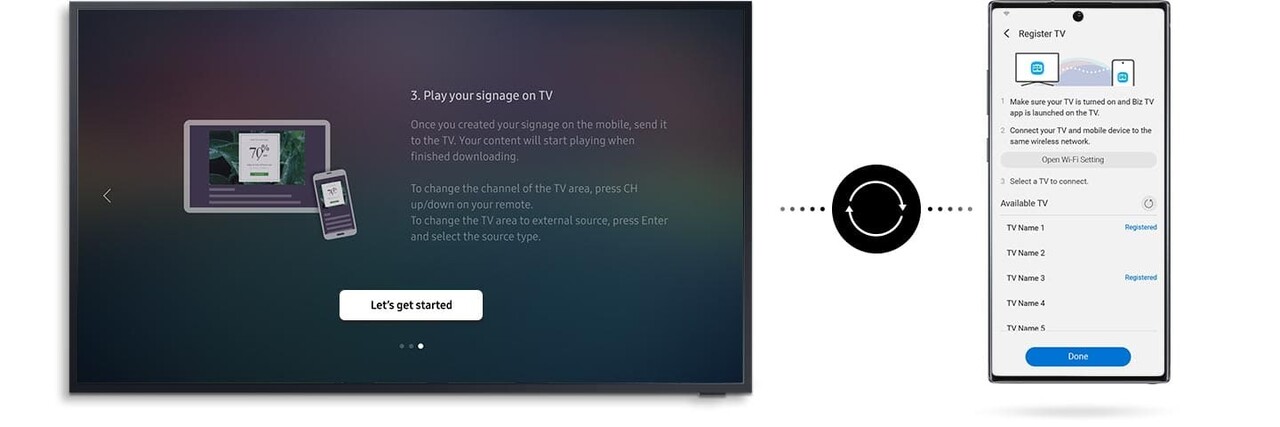 Samsung Samsung BH55T-G 55 inch 4K QLED buiten TV Samsung Samsung BH55T-G 55 inch 4K QLED buiten TV
