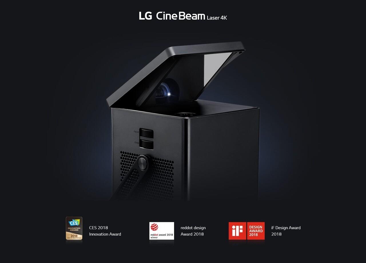 LG LG HU80KSW CIneBeam 4K UHD laser beamer LG LG HU80KSW CIneBeam 4K UHD laser beamer