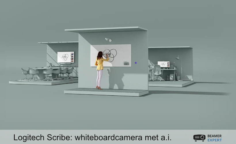 Logitech introduceert whiteboardcamera Scribe Logitech introduceert whiteboardcamera Scribe