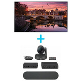Samsung QB65R + Logitech Rally Kit Samsung QB65R + Logitech Rally Kit