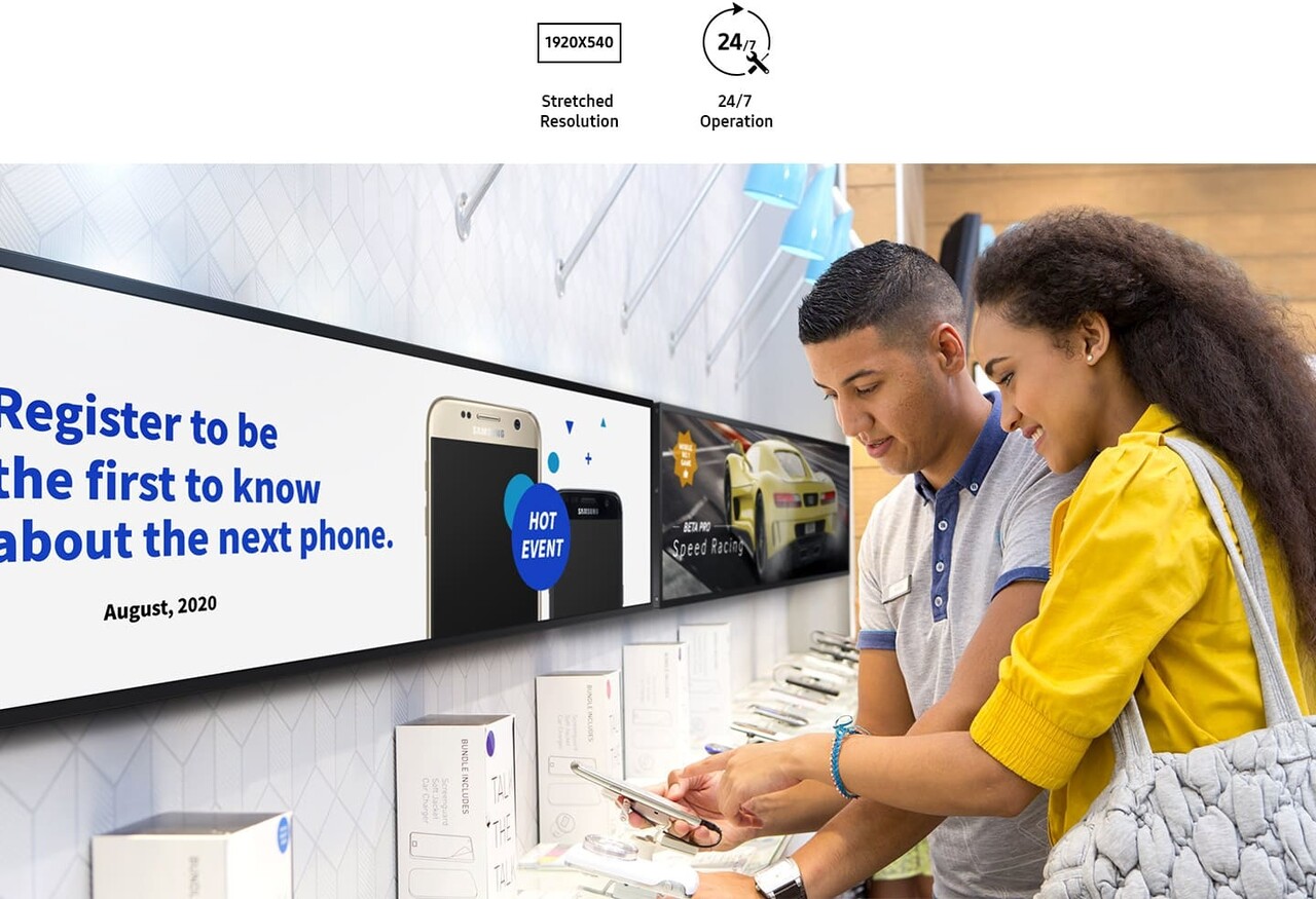 Samsung Samsung SH37R Stretched Edge-LED display Samsung Samsung SH37R Stretched Edge-LED display