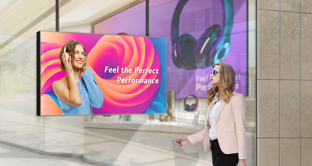 LG LG 75XS4G raamgericht signage LG LG 75XS4G raamgericht signage