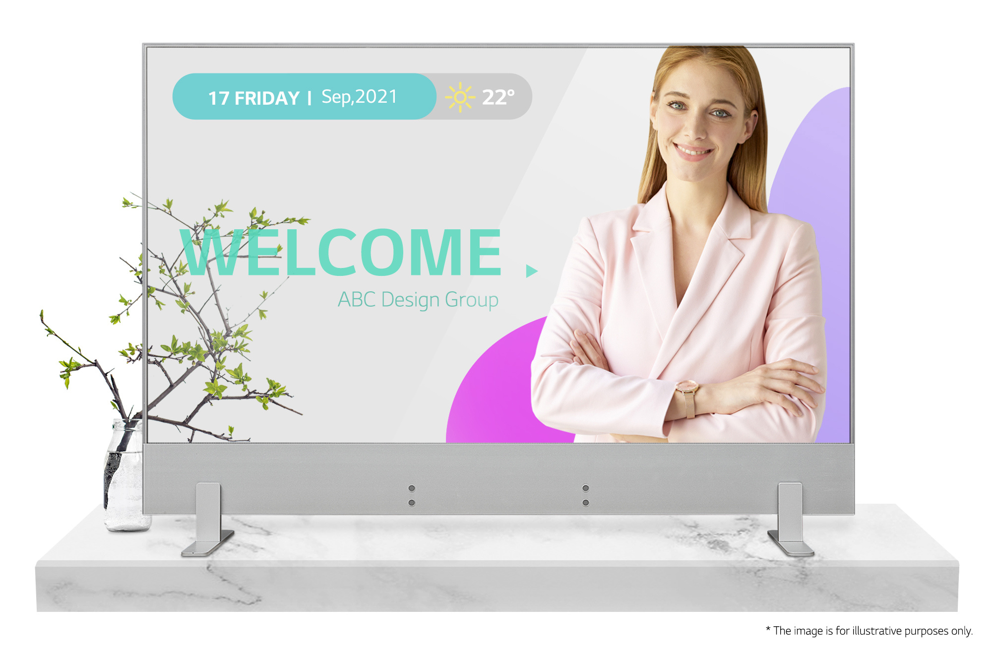 LG 55EW5G 55 inch Full HD OLED display afbeelding