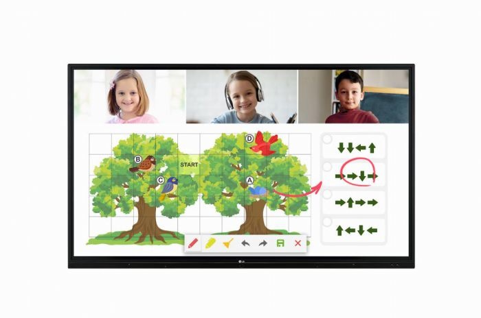 LG 55TR3BG 55"interactieve digital board afbeelding