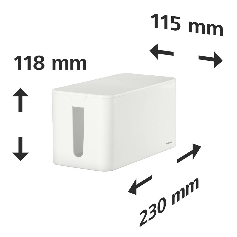 Hama Hama kabelbox mini wit Hama Hama kabelbox mini wit