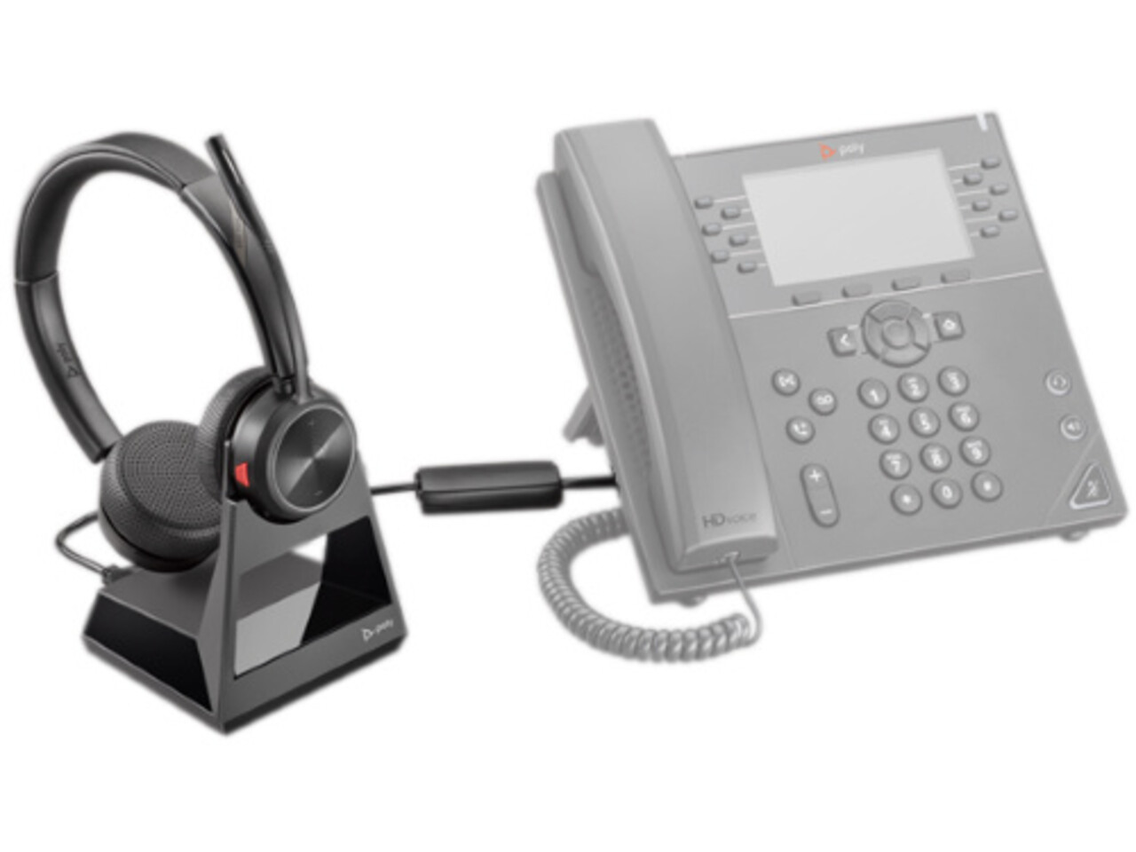 POLY Poly Savi 7220 Stereo Headset voor bureautelefoon POLY Poly Savi 7220 Stereo Headset voor bureautelefoon