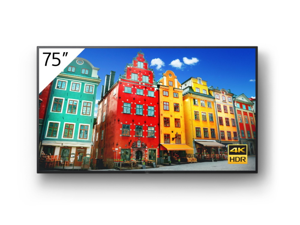 Sony FW-75BZ30L 4K UHD digital signage afbeelding