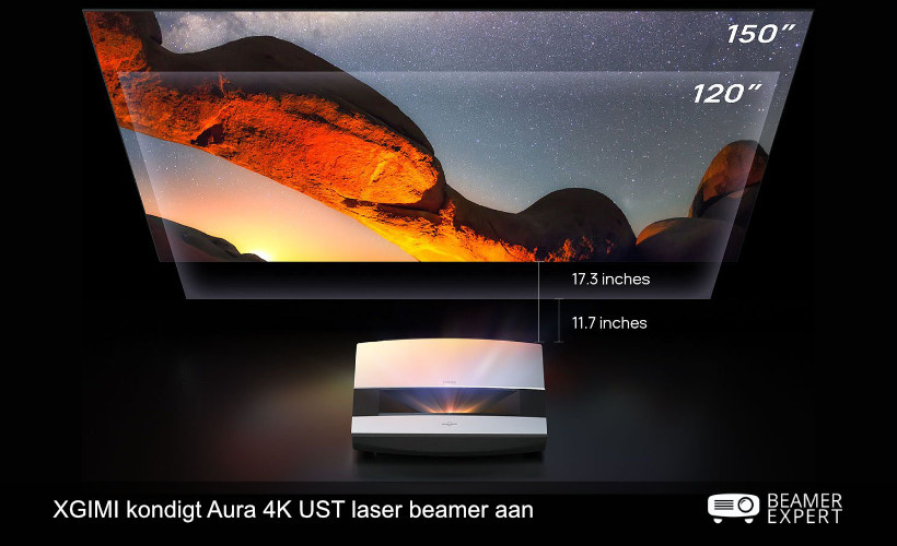 XGIMI kondigt Aura 4K UST laser beamer aan XGIMI kondigt Aura 4K UST laser beamer aan