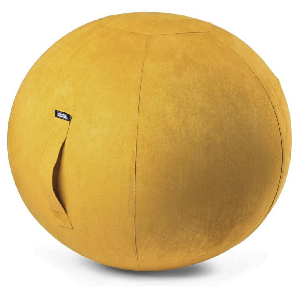 Fruscle Fruscle zitbal  suède geel Fruscle Fruscle zitbal  suède geel