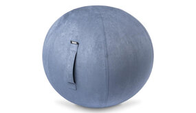 Fruscle Fruscle zitbal suède blauw Fruscle Fruscle zitbal suède blauw
