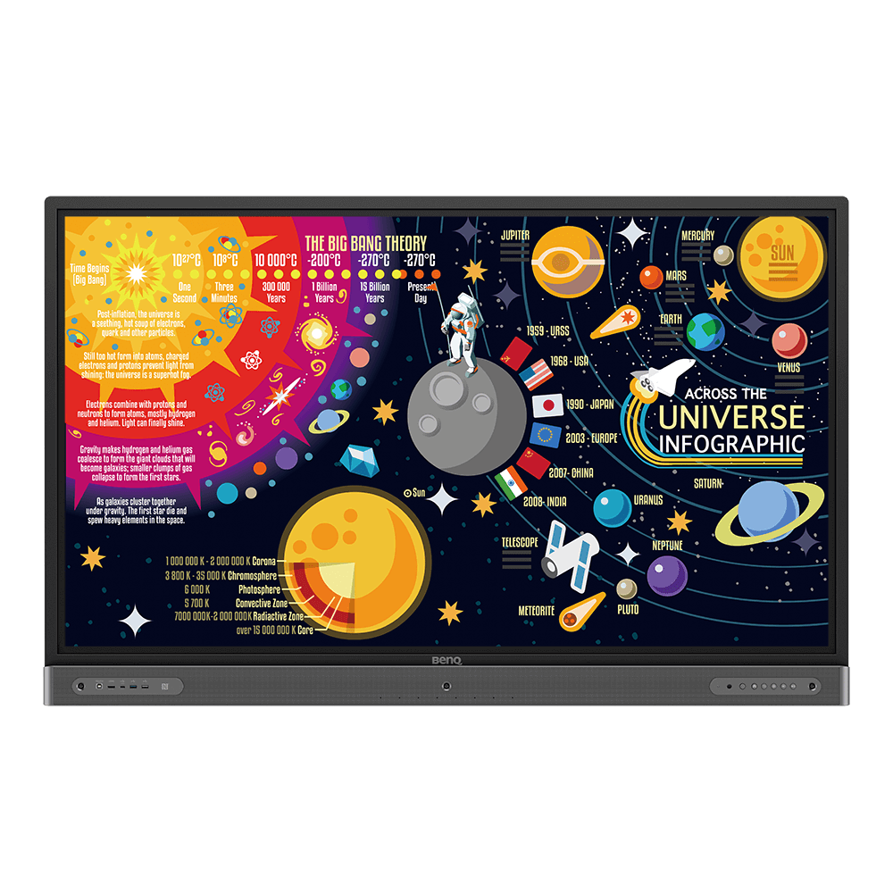 BenQ RP8603 86 inch 4K UHD interactief display afbeelding