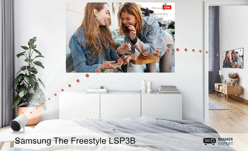 Samsung lanceert The Freestyle SP-LSP3BLAXXE Samsung lanceert The Freestyle SP-LSP3BLAXXE