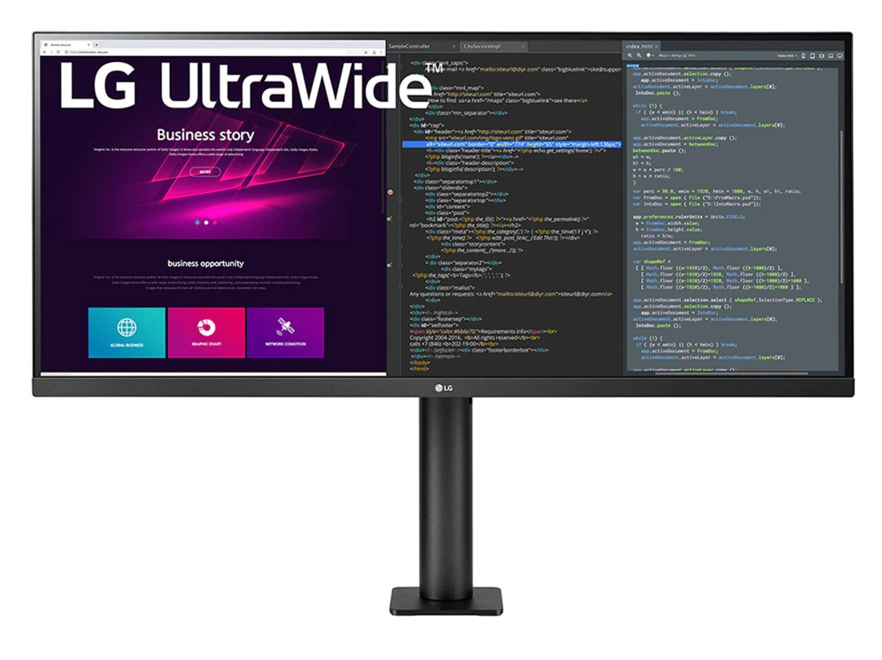 LG LG 34WN780-B LG UltraWide™ QHD IPS HDR-monitor Ergo LG LG 34WN780-B LG UltraWide™ QHD IPS HDR-monitor Ergo