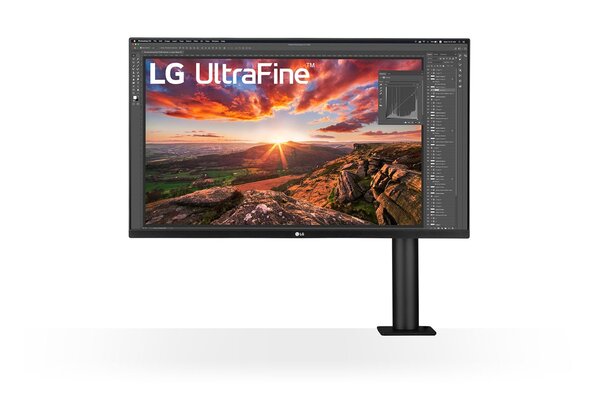 LG 27'' UHD 4K Ergo IPS-monitor met USB Type-C™