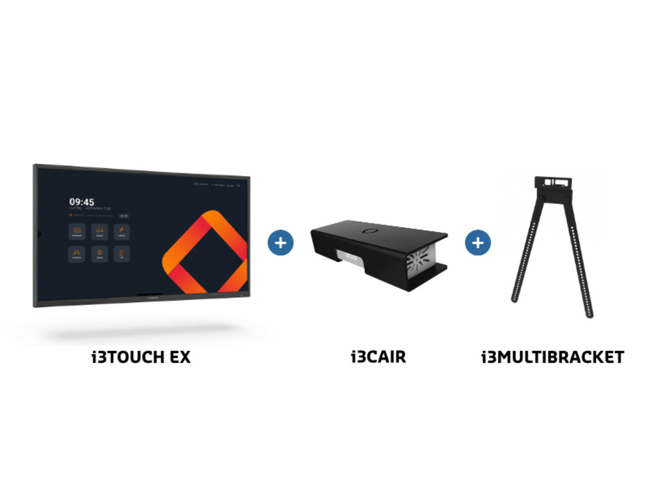 i3 Technologies i3TOUCH EX met i3CAIR en multibracket