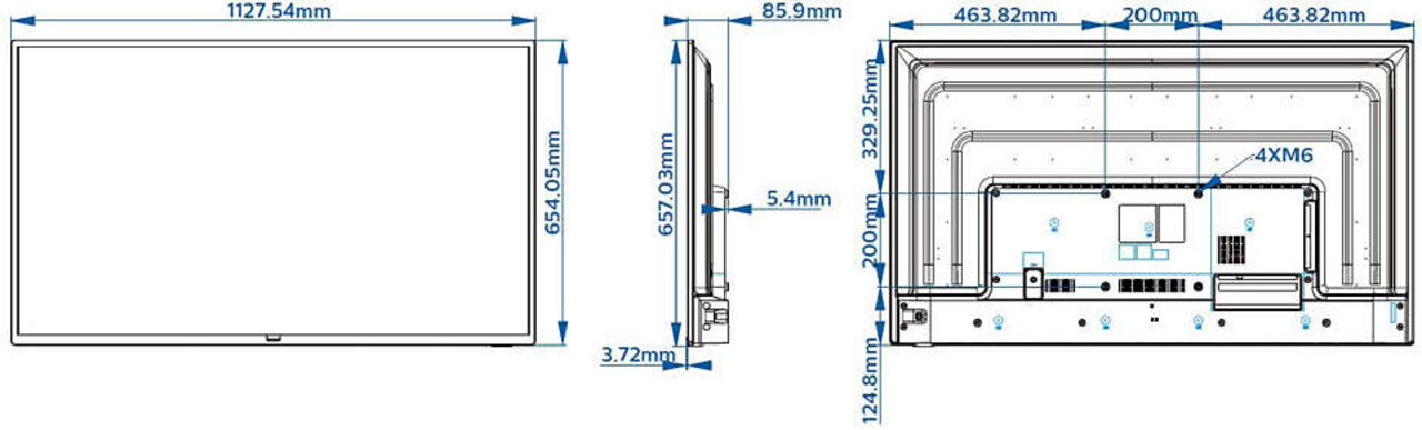 Philips Philips 50BFL2114/12 professionele display Philips Philips 50BFL2114/12 professionele display