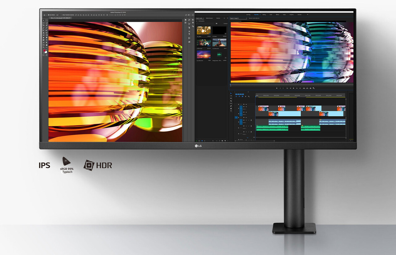 LG LG 34WN780-B LG UltraWide™ QHD IPS HDR-monitor Ergo LG LG 34WN780-B LG UltraWide™ QHD IPS HDR-monitor Ergo