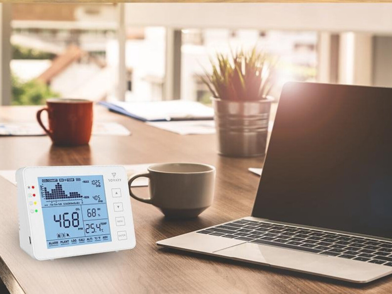 Rovary Rovary RV2000P CO2 luchtkwaliteitsmeter Rovary Rovary RV2000P CO2 luchtkwaliteitsmeter