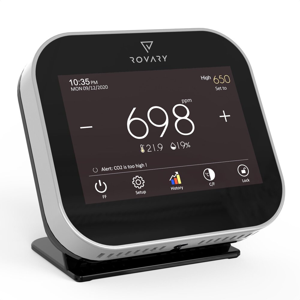 Rovary Rovary RV40B CO2 luchtkwaliteitsmeter Rovary Rovary RV40B CO2 luchtkwaliteitsmeter