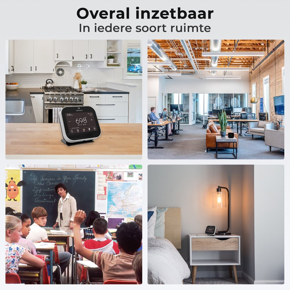 Rovary Rovary RV40B CO2 luchtkwaliteitsmeter Rovary Rovary RV40B CO2 luchtkwaliteitsmeter