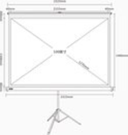 Xgimi XGIMI 100 inch 16:10 projectiescherm Xgimi XGIMI 100 inch 16:10 projectiescherm