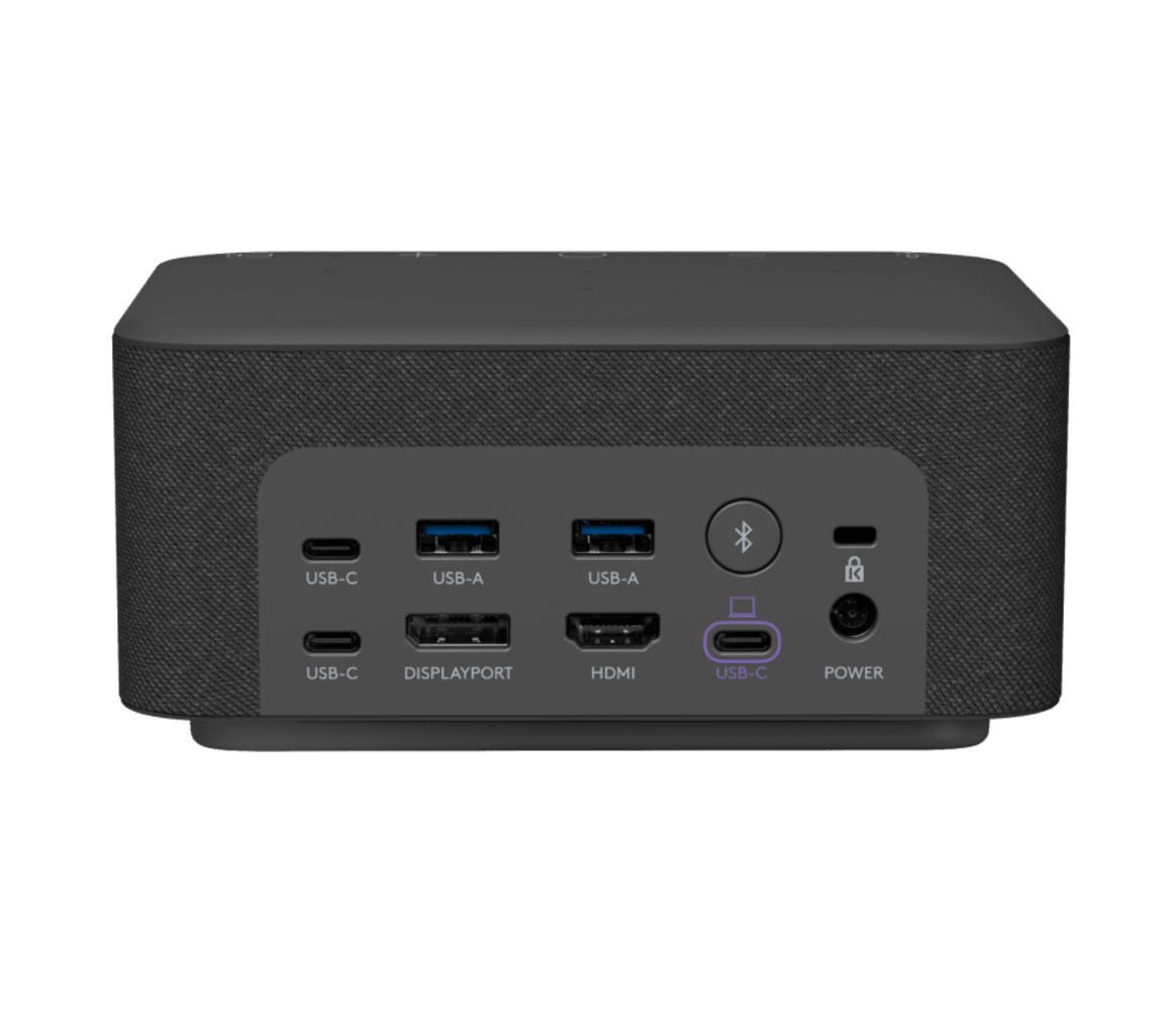 Logitech Logitech Logi Dock Docking station grijs Logitech Logitech Logi Dock Docking station grijs