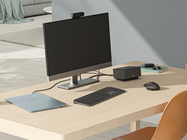 Logitech Logitech Logi Dock Docking station grijs Logitech Logitech Logi Dock Docking station grijs