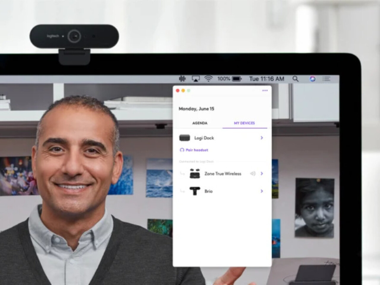 Logitech Logitech Logi Dock docking station grijs MS TEAMS Logitech Logitech Logi Dock docking station grijs MS TEAMS