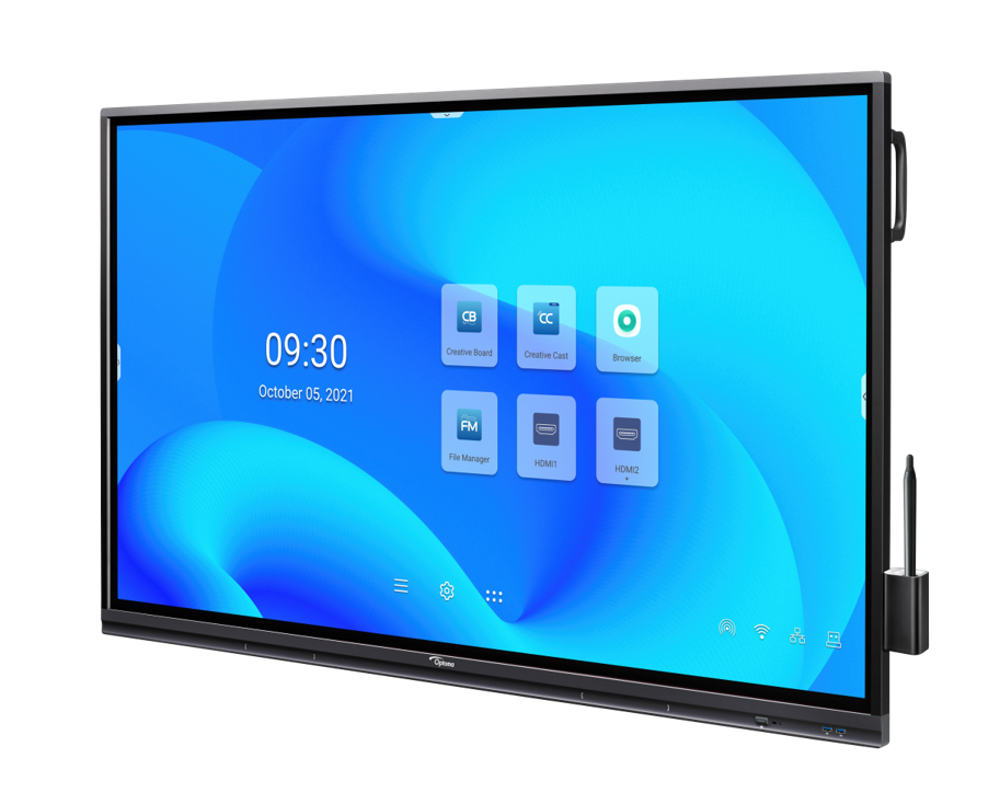 Optoma 5752RK 75" eersteklas interactief flatpanel-display