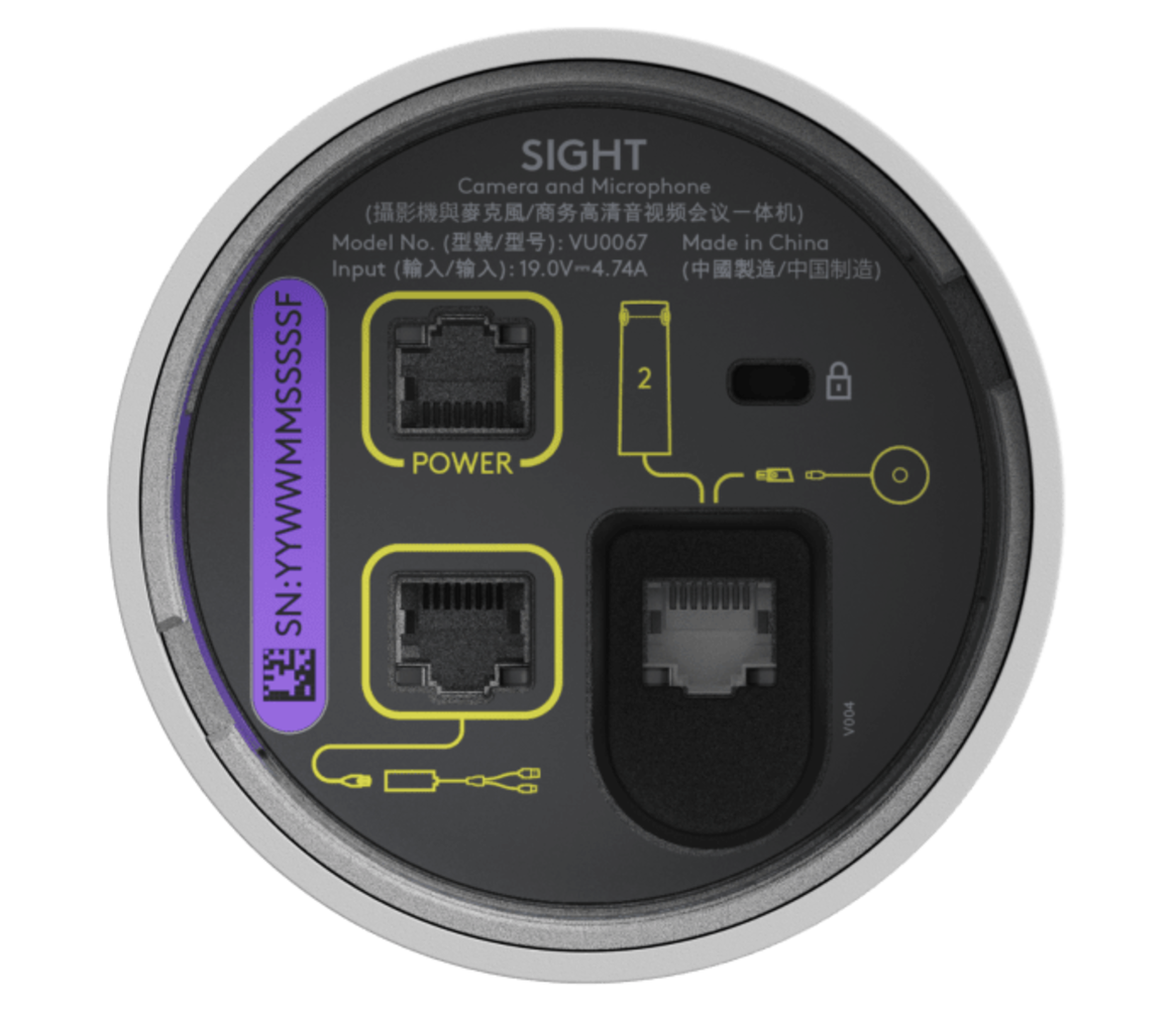 Logitech Logitech Sight wit AI videocamera