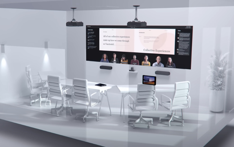 Microsoft Front Row betrekt deelnemers bij meeting Microsoft Front Row betrekt deelnemers bij meeting