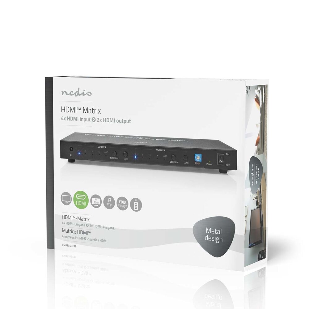 Nedis HDMI™ Matrix-Switch Nedis HDMI™ Matrix-Switch